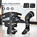 SereneLife Air Compression Leg Massager, Full Leg Massager with Heat and Compression, Ice Pack, Portable and Adjustable with 6 Modes 3 Vibrations 3 Intensities, 11 Airbags for Thigh Calf Foot Massage