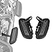 ISSYAUTO Passenger Floorboards with Mount Bracket Kits for Road Glide Street Glide Road King Electra Glide 1993-2023 Black Footboards