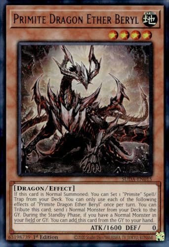 Primite Dragon Ether Beryl - SUDA-EN015 - Ultra Rare - 1st Edition