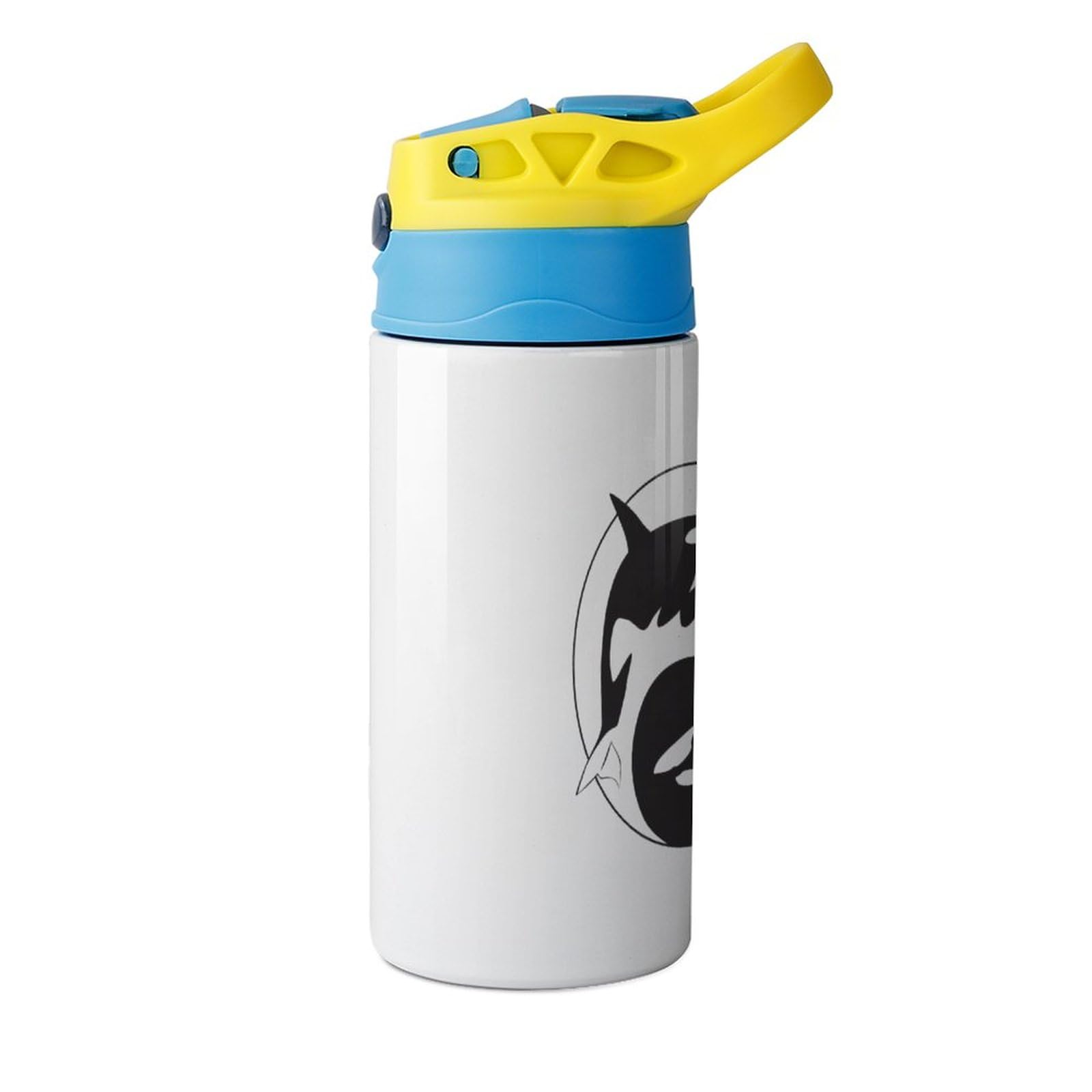 Amazon｜キッズボトル シャチ柄 鯱柄 子供用 ステンレスマグ 500ml