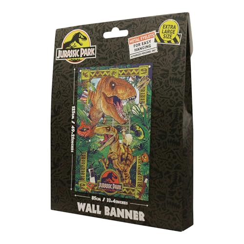 Jurassic Park Bannière murale idée cadeau originale pour cinéphile - 5