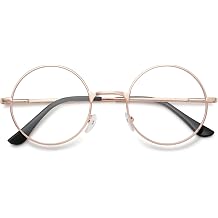 Vintage Retro Reading Glasses Metal Anti Blue Light Blocking Round Readers Eyeglasses Eyewear for Ladies Women Men