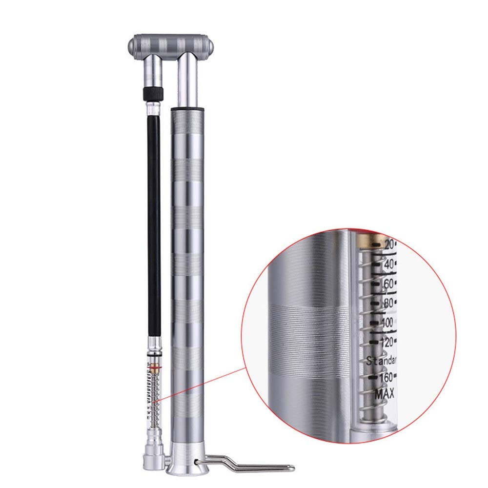 Fahrradpumpe Rad Fahrrad-Pumpe Handluftpumpe Schlauch Manometer Fahrrad-Gummireifen-Schrader Presta Ventil Gabel tragbaren Mini-Pumpen-Werkzeug