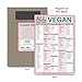 Knock Knock All Out Of Grocery List Note Pad (Vegan) - Plant-Based Grocery Shopping List & Magnetic Notepad, 6 x 9-inches