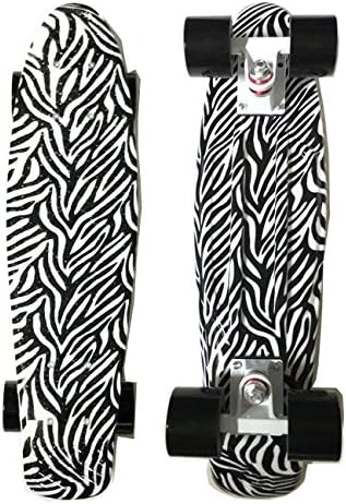 22 Inch Penny Board Complete Plastic Penny Skateboard for Boys Girls Kids Youths Beginners