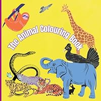 Fun Animal Coloring Book for Kids: Cute Animals from Jungle, Ocean & Forest – Easy and Fun for Toddlers, Preschool & Kindergarten B0F6D9CZHX Book Cover