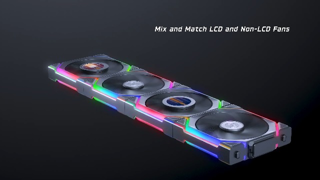 Lian Li UNI FAN SL Wireless LCD 3 x 120mm KIT Case Fan For