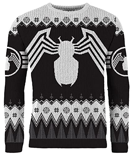 Merchoid Venom: Season of The Symbiote Knitted Christmas Sweater (Size: XXXL)