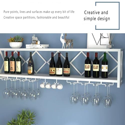 Casier à vin mural industriel et étagère de rangement pour bouteille - 6