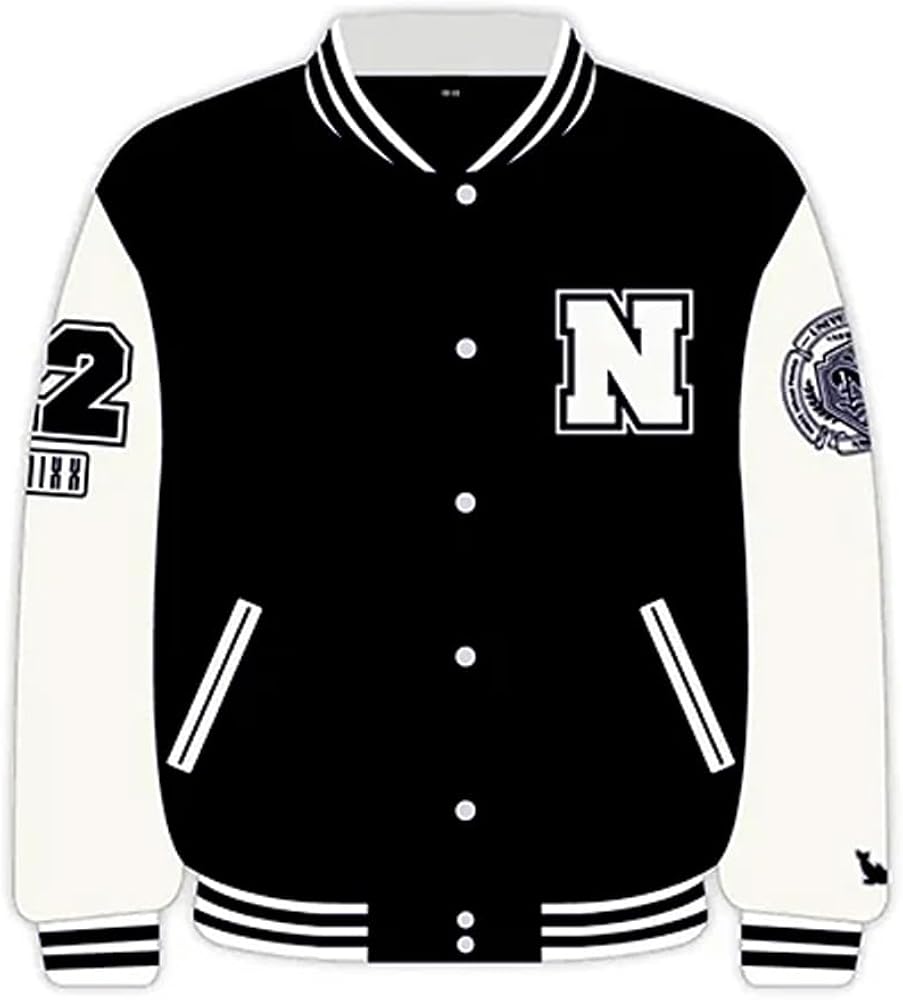 アイドル NMIXX VARSITY JACKET - MIXX UNIVERSITY USISQ] NMIXX Varsity Jacket MIXX University Merch Women Men
