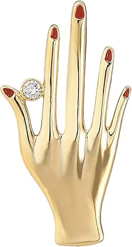 AILONMEI Broche de la serie floral para mujer, moda grande, broches y alfileres de disfraz para regalo de Navidad