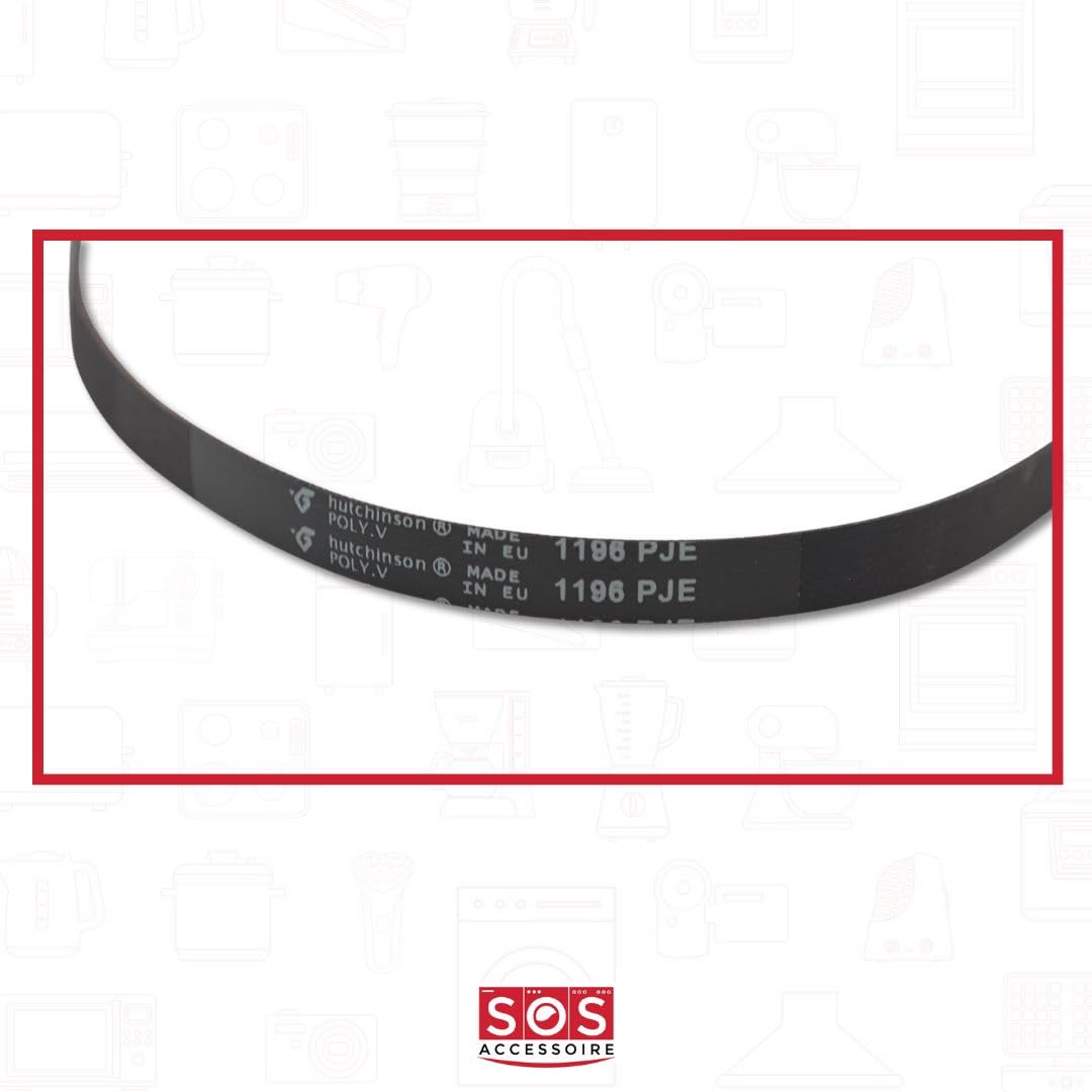 Zanussi 1323531200 1196J5 pasek do pralek firmy AEG, Brandt De Dietrich, Electrolux, Firenzi, Prima, Privileg, Tricity, Bendix, Zanker