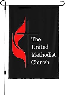United Methodist Church Home Seasonal Double-Sided Outdoor Courtyard Small Garden Flag