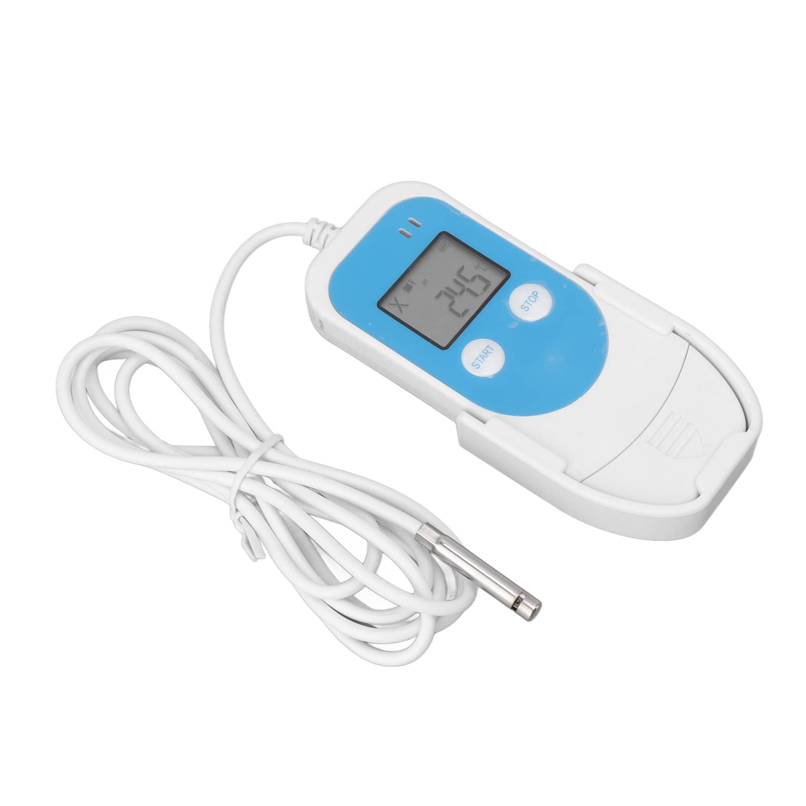 Registrador de Datos de Temperatura Digital Termómetro Refrigerador USB Alta Precisión para Gestión Cadena Frío