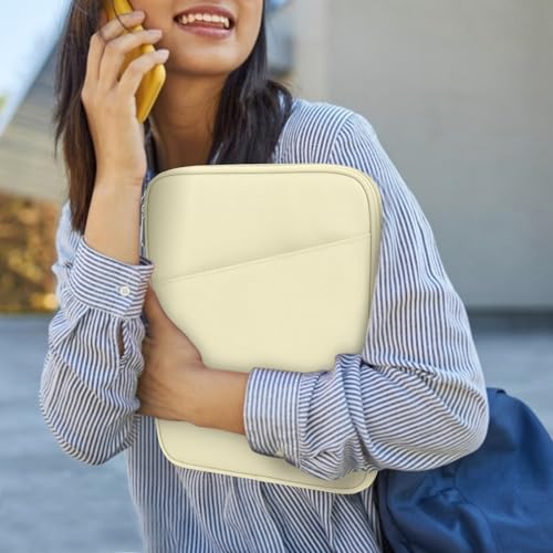 Dadanism 9-11" Tablet Sleeve Bag Carrying Case for iPad (A16) 11th Gen 11", iPad 10th Gen 10.9" Air 5/4, iPad Air M4/Pro 11", iPad 9/8/7th, Galaxy Tab A11+ Plus 11", Remarkable 2 10.3", Beige by Dadanism - Image 7