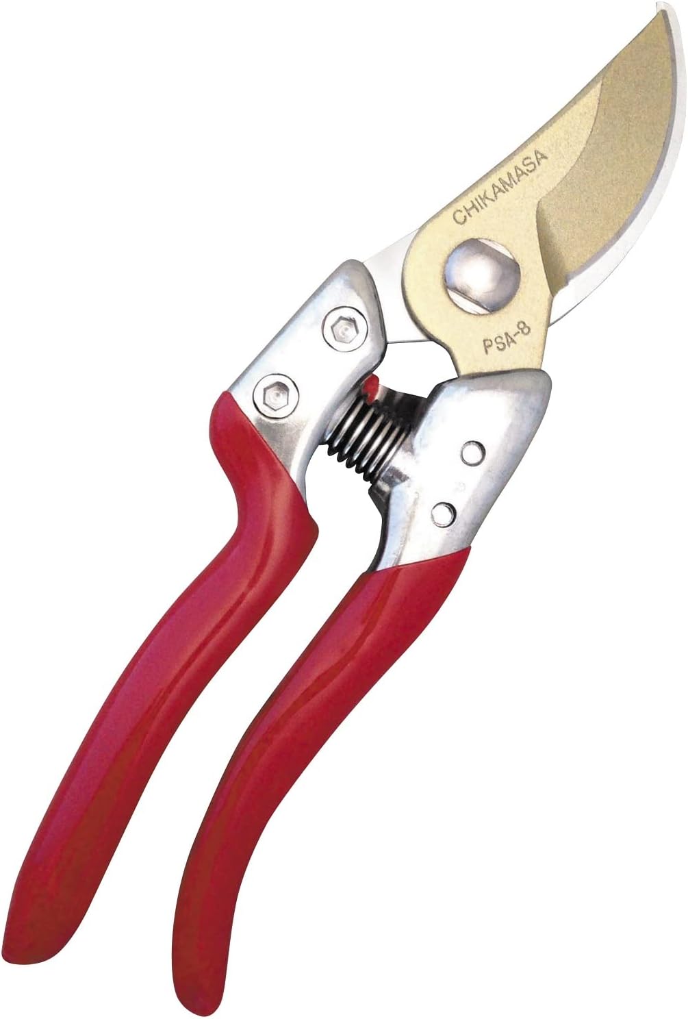 Professional Pruning Shear PSA-G8 Fluorine Coating & Sap Resisting "Made In Japan" By Chikamasa 210X52X20 Red