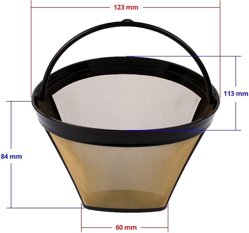 Yıkanabilir ve Tekrar Kullanılabilir Kahve Makinesi Gold Filtre