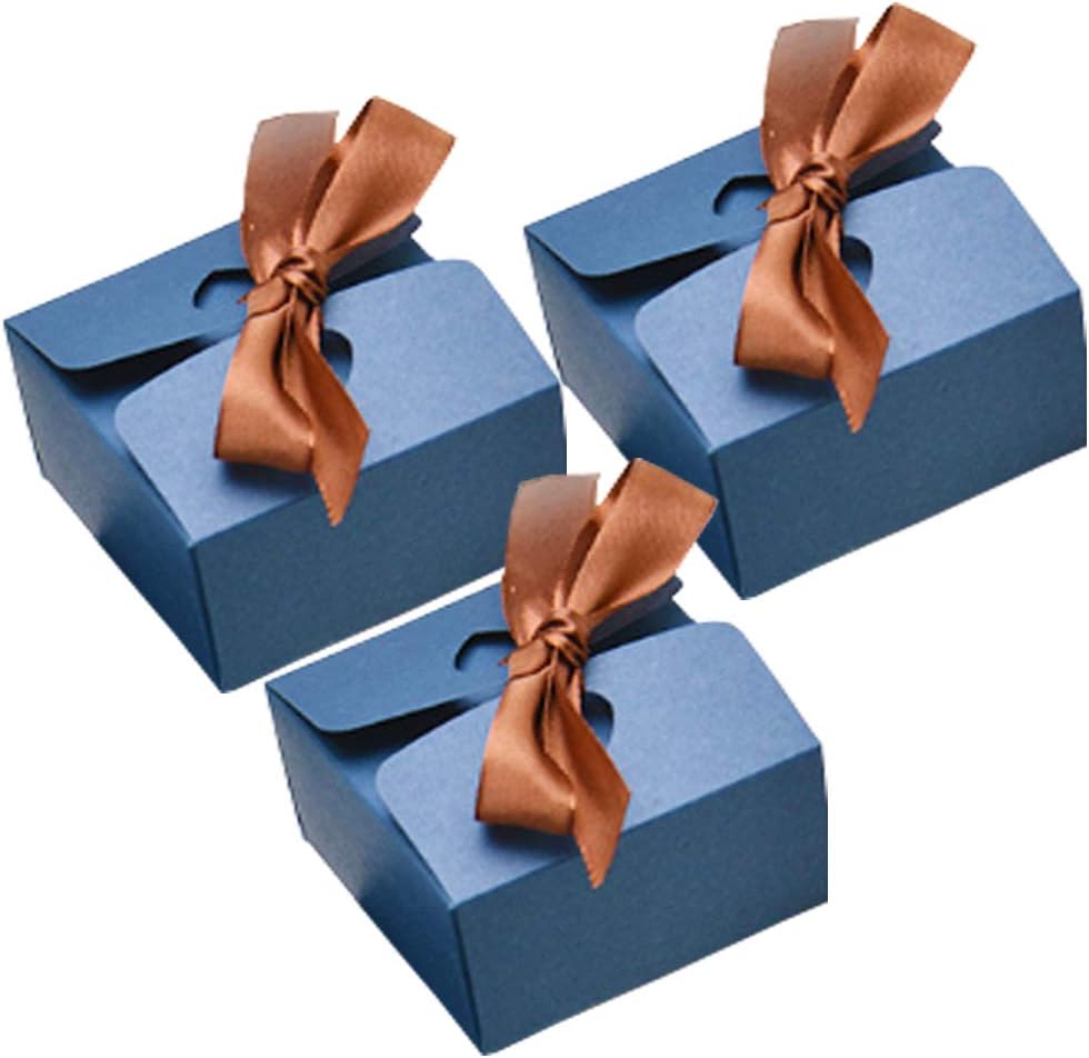 30PCS Paper Candy Boxes, Sweet Wedding & Party Gift Packs for Occasions, Blue