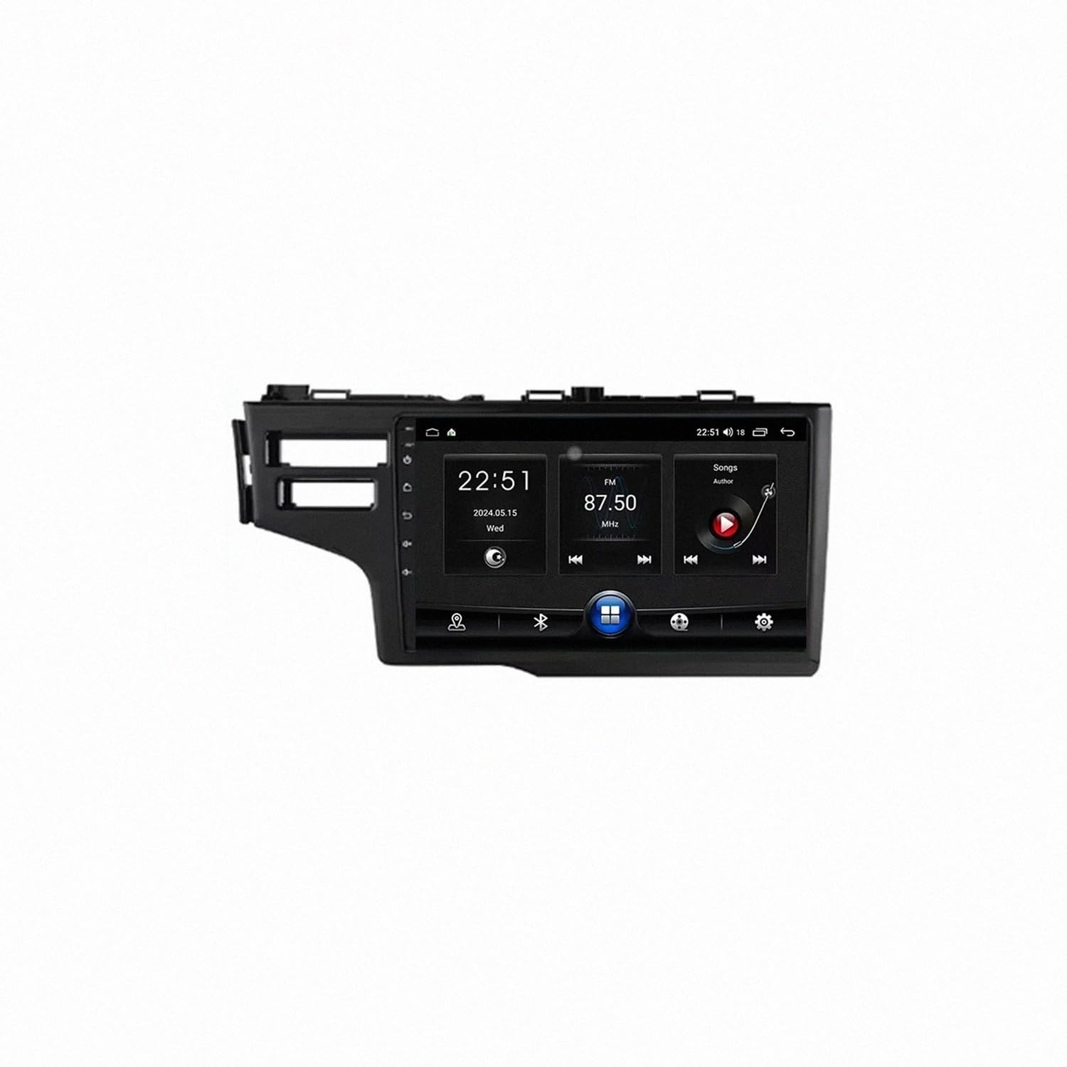 Odtwarzacz Multimedialny 2-Din dla Honda Jazz 3 2015-2020 Fit 3 GP GK 2013-2020 Bezprzewodowe Carplay I Android Auto, Pojemnościowy Ekran Dotykowy, Nawigacja Gps Radio Fm Z, 8 Rdzeń 8G+256G