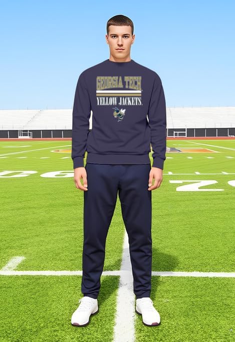 License Champs Crewneck Sweatshirt | Official College NCAA Game Day Merch | Mens Womens | Bar Logo - Image 2