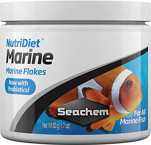 Seachem, Nutridiet Marine Flakes, with Probiotics 50 G/1.8 oz