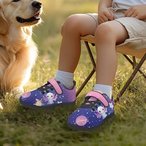 Girls Boys Sneakers Kids Little Kid Tennis School Casual Walking Shoes Planet Space Axolot Pattern3
