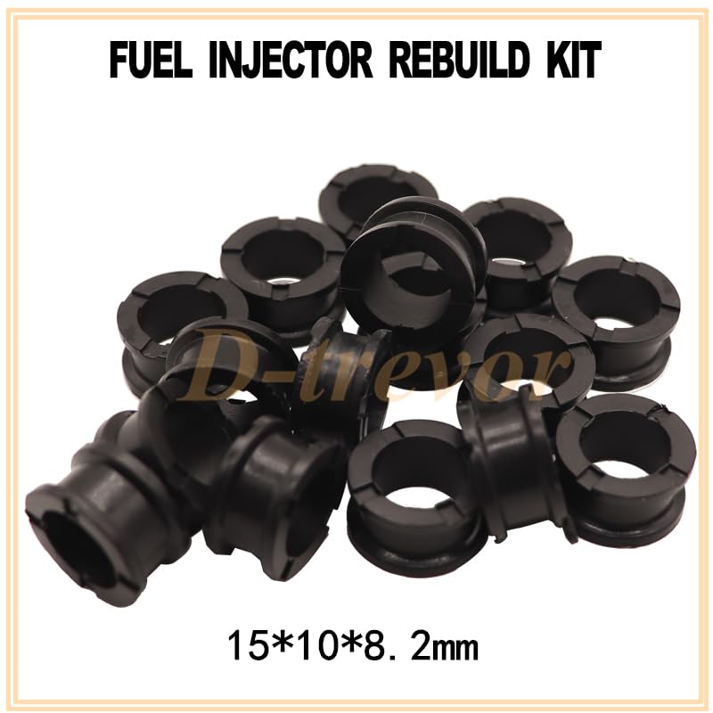 500pieces For Honda car Fuel injector rubber seals repair kit 15 * 10 * 8.2mm 16473-PD6-000 16450-P8A-A00 16450-P0A-000 - (Color: 500pieces)