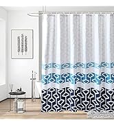 Rideau De Douche En Polyester Avec 12 Crochets - Imperméable - 180 X