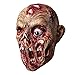 MOLEZU Scary Walking Dead Zombie Head Mask Latex Creepy Halloween Costume Party Cosplay Horror Bloody Props Adult (Bad Mouth Zombie)