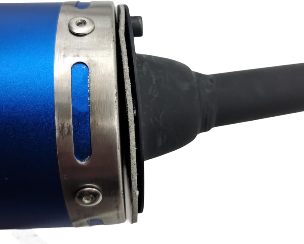 BLUE Muffler Exhaust Pipe System for GY6150CC Scooters Stroke Engine
