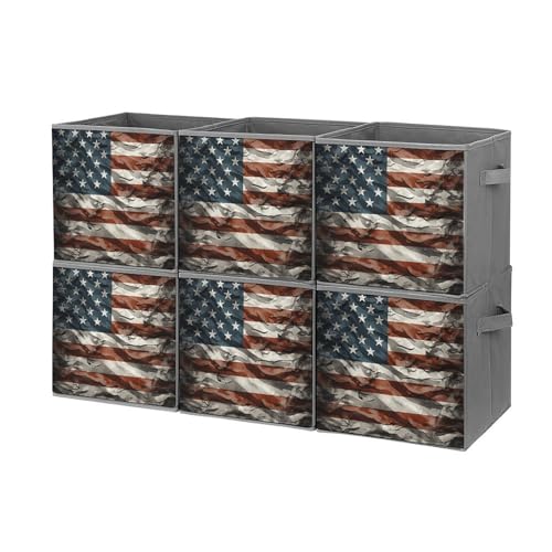 Boîtes de rangement pliables en tissu résistant et poignées renforcées