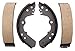 ACDelco Gold 17619B Bonded Rear Drum Brake Shoe Set
