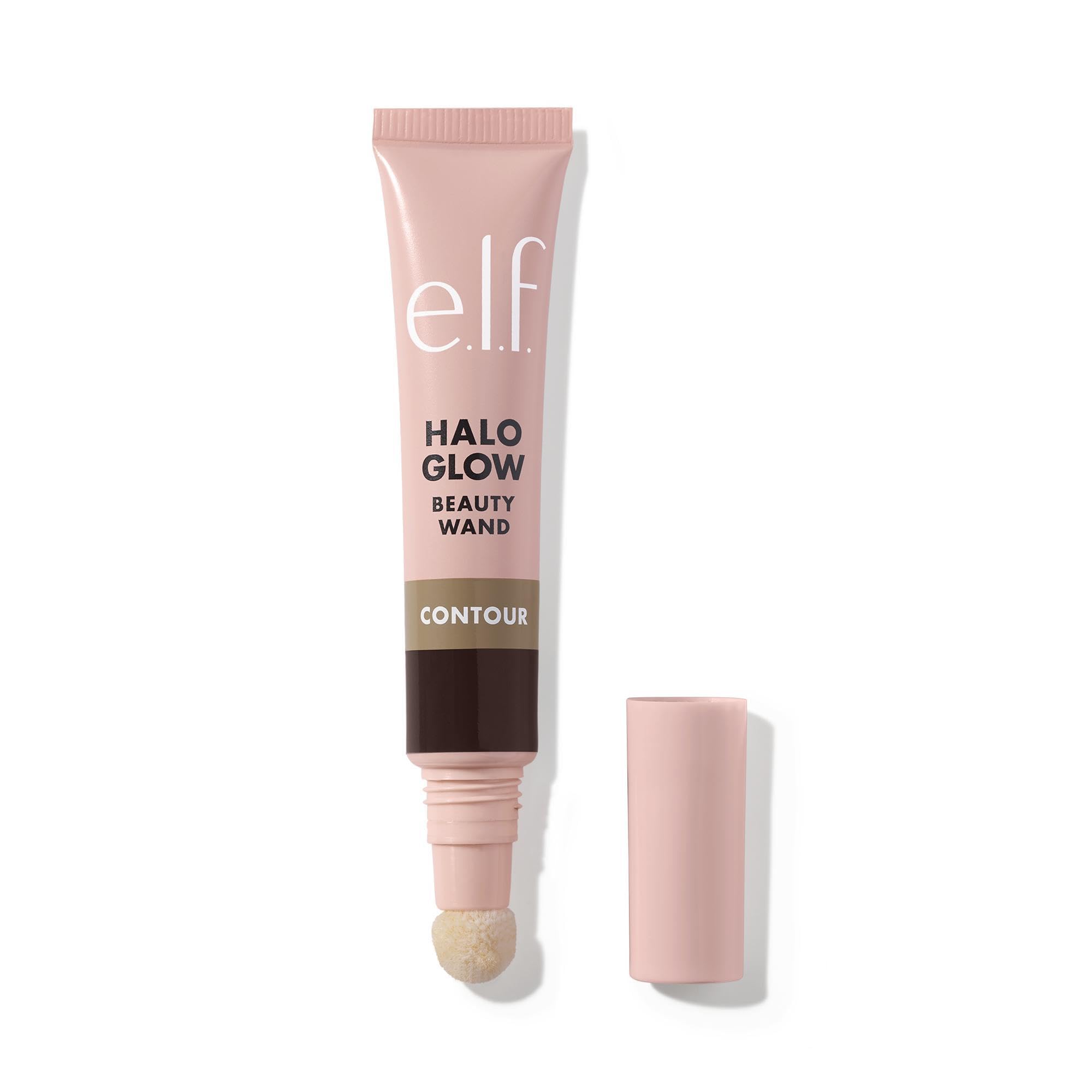 e.l.f. Halo Glow Contour Beauty Wand, flüssiger Konturenstab für einen natürlich geformten Look, aufbaubare Formel, Vegan & Tierversuchsfrei, Deep/rich