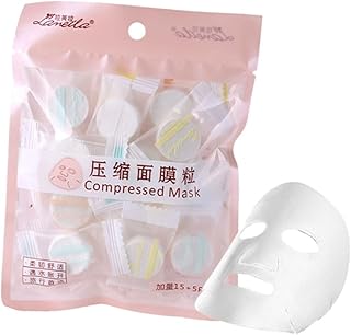 minkissy 20 Pçs Máscara Facial Descartável Ferramenta De Maquiagem Feminina Cuidados Com A Máscara Facial Descartável Máscara Comprimida Máscara De Compressão Pano