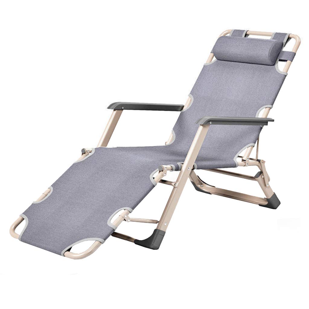 Chaise longue Zero Gravity confortable contre le mal de dos au jardin