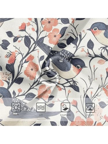 ZZKKO Birds and Flowers Girls Underwear Toddler Panties for Girls Comfort Brief Size 2-8T3