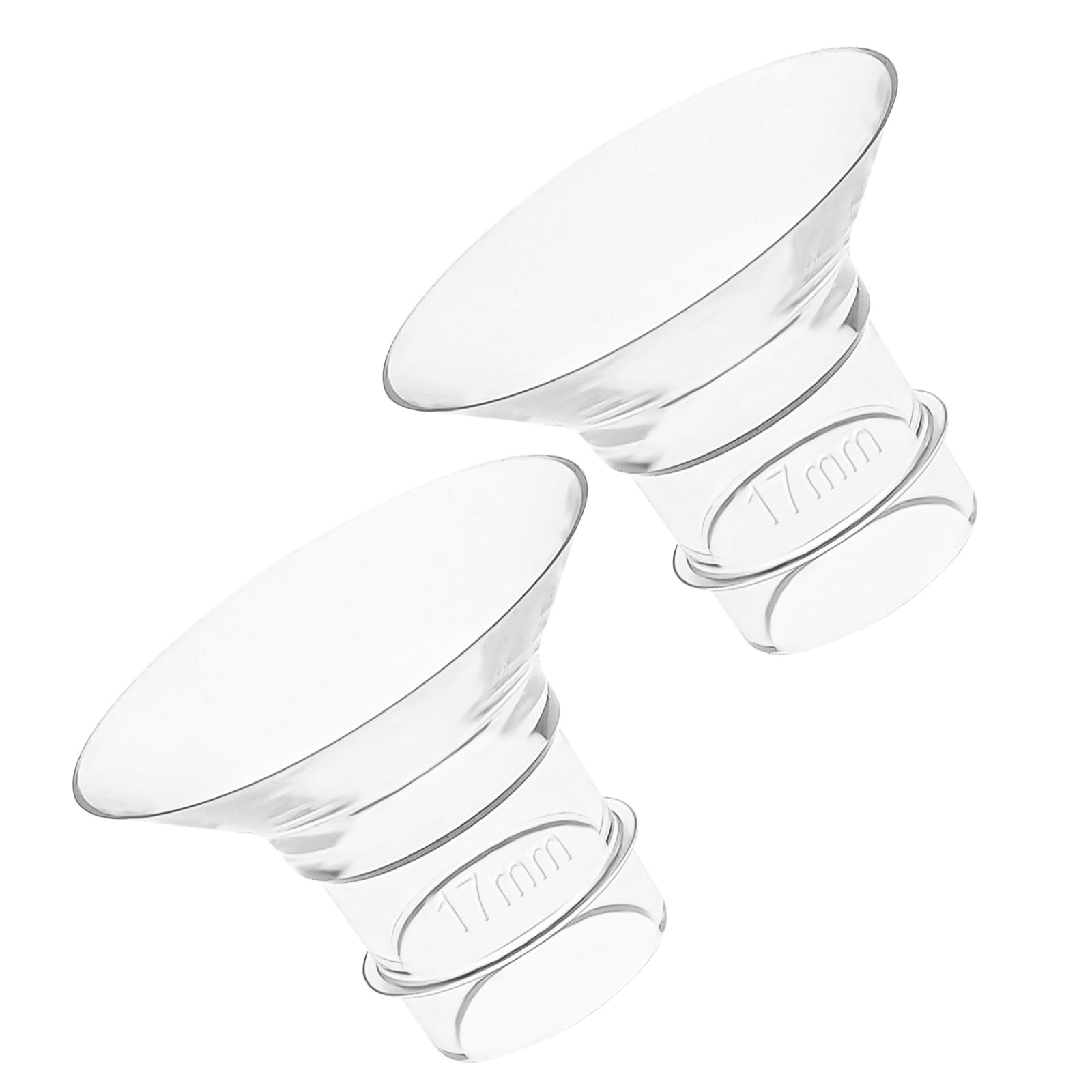 2 szt. Wkladki Kolnierzowe, 17mm Silikonowa Wkladka Kolnierzowa do Laktatora Akcesoria do Laktatorów do Noszenia Kompatybilne z Medela/Spectra/TSRETE/Momcozy S9/S12/S9Pro/S12Pro