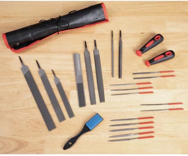 Project Source 9-in Multi-cut Coarse Tooth Set Flat Half round Knife Round Square Triangle File