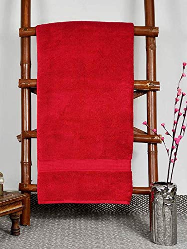 Image of Global Home 100% Cotton Bath Towel II 500 GSM II Marron II 140 X 70 cm - 2pc Set for Gym, Kitchen, Home, Bathroom or Spa, Wash Basin, Hotel