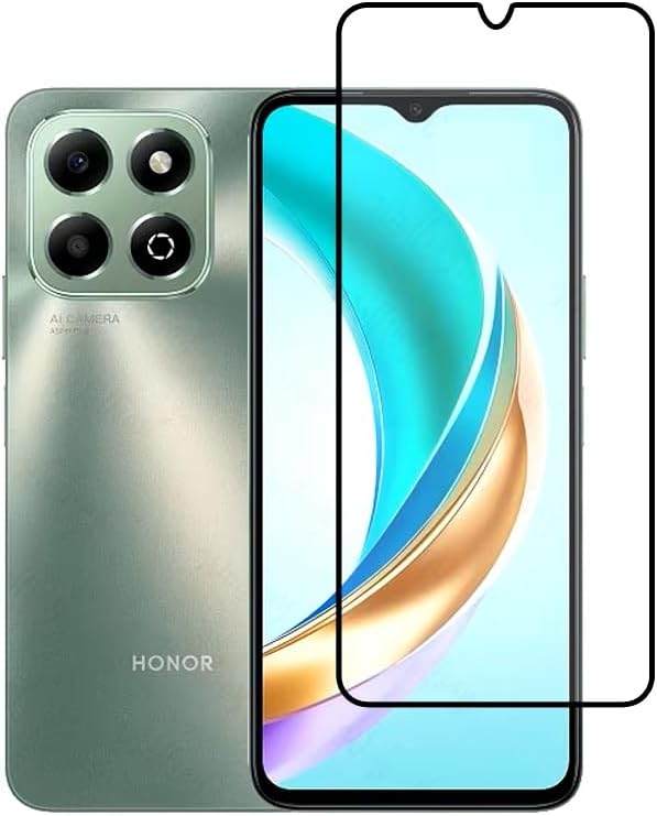 Zubitech Honor X6b Tempered Glass Screen Protector, 1 Pack, 9H Hardness, Anti Finger Print, Scratch Resistant, Anti Shatter, for Honor X6b