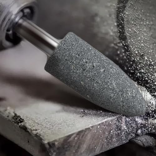 6 PCS Grinding Stone Grinding Wheel for Drill 1/4 Inch Multi-Shaped Abrasive Grindings Wheel Set Metal Grinder for Drill Grinders Wheels for Drills Multi-Shape Grinder Bit for Rotary Tools