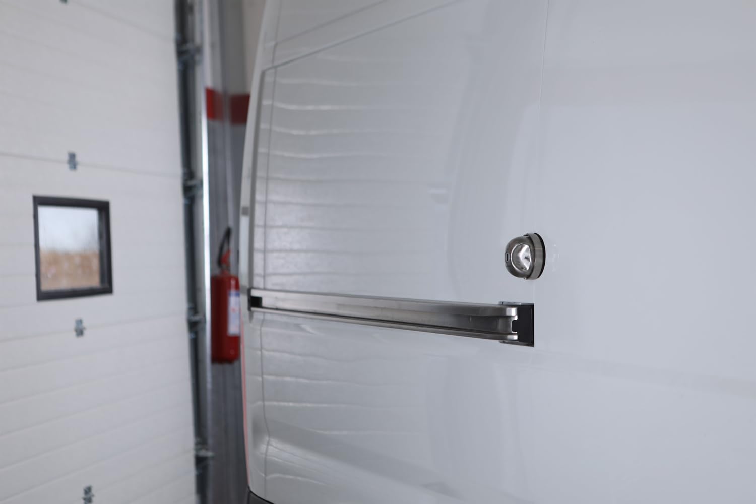 DAKEN Saturn Evo Doppio Serrature per Veicoli Commerciali per Impieghi Gravosi Blocco Manuale Acciaio Inox Set di 2