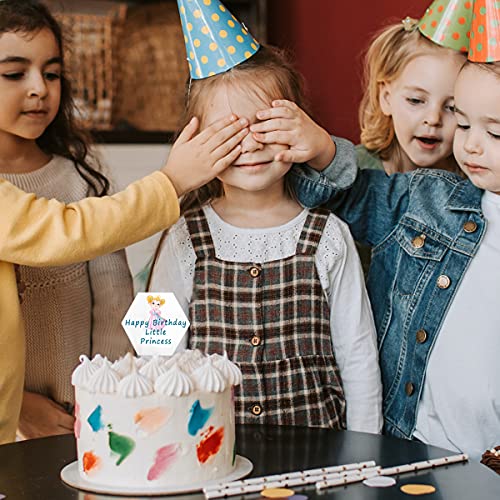 Clear Acrylic Cake Toppers, 15Pcs Blank Acrylic Cake Topper Hexagon Diy Birthday Cake Toppers, Personalized Cake Cupcake Toppers Blanks For Custom Wedding, Engagement, Birthday Party, Graduation, Anniversary Cake Decorations, 4 Inch #TOP5