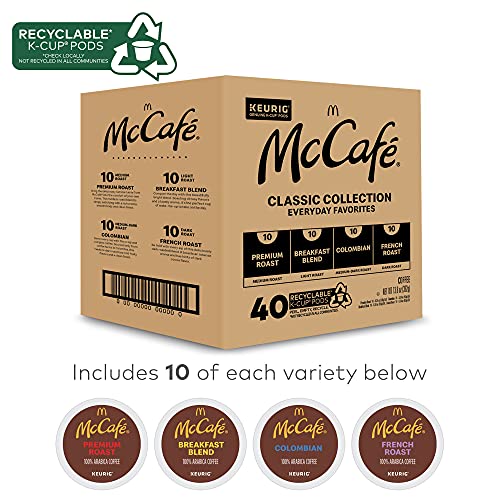 image for McCafe Classic Collection, Single-Serve Coffee K-Cup Pods, Classic Col