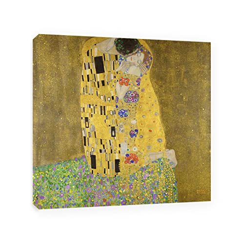 Reproduction de Peinture sur Toile Klimt Le Baiser | Affiches et Impressions Giclée