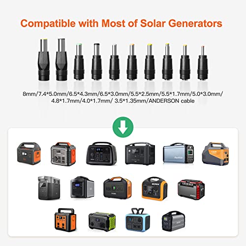 Luvknit SP22H 100 Watt Portable Solar Panel For Power Station, Foldable 100W Solar Panel thumb #2
