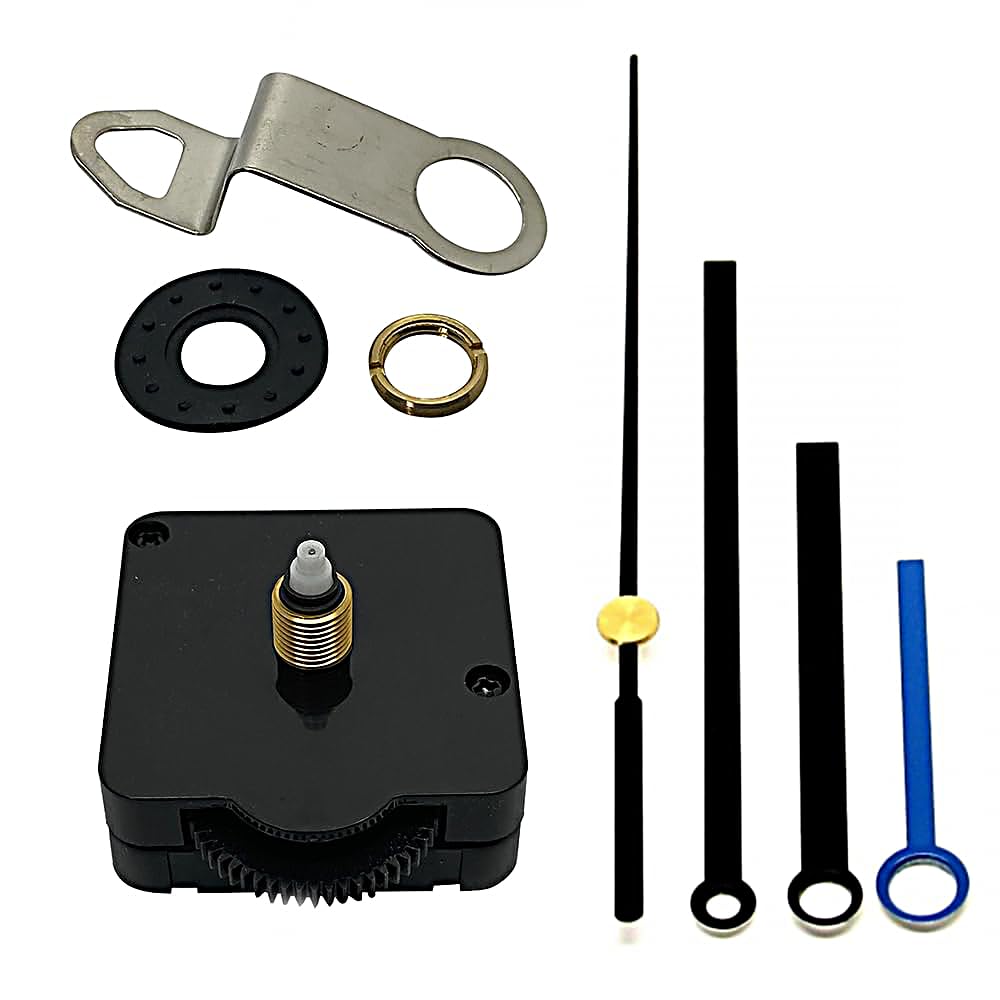 New Quartz HR1688 Ticking Tide And Time Clock Movement Mechanism Motor Black Hands Battery Operated