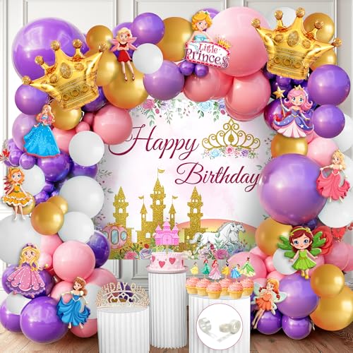 Party Propz Princess Theme Birthday Decoration Kit For Girls -114...