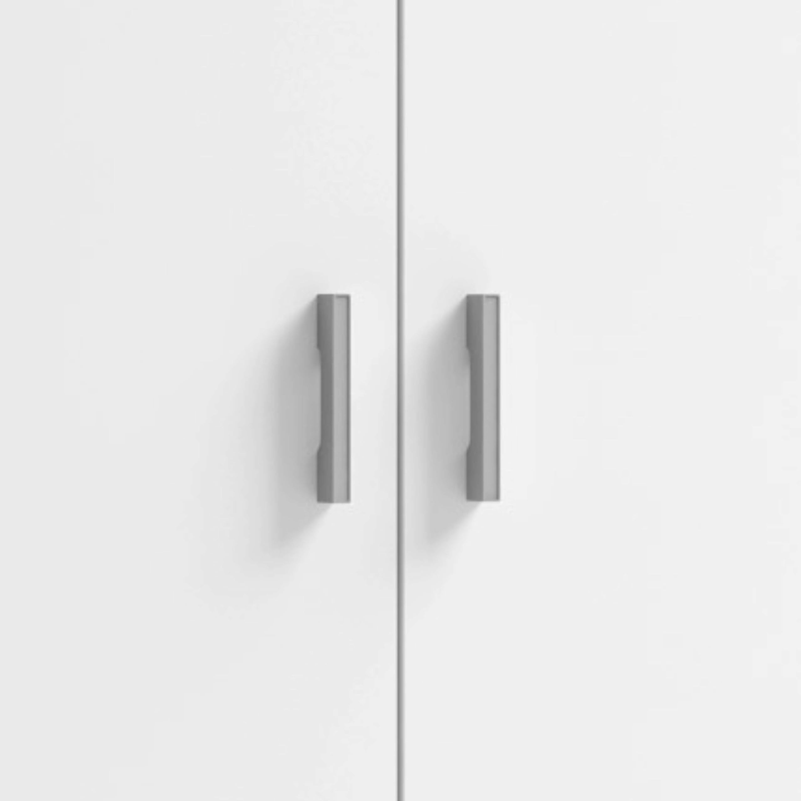 Mueble Zapatero Recibidor Armario Auxiliar Blanco 2 Puertas 6 Estantes 60cm
