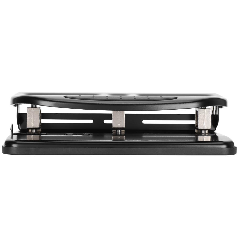 Tnfeeon Ergonomisches Manuelles Lochgerät mit 30 Blatt Kapazität für Dokumentenbindung und Papierorganisation, Verstellbarer Locher, Desktop-Lochstanzer